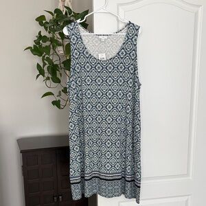 J. JILL sleeveless shift dress